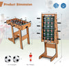 Space-saving table football with durable handle, foldable design, and scoreboard, perfect for kids' parties and.