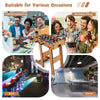 Foldable table football with durable handle and scoreboard, ideal for parties and family gatherings.