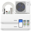 UltrEco Series 18000 BTU 2 Zone 22 SEER2 Mini Split Air Conditioner Wifi Enabled with Heat Pump-9K + 9K - Gallery View 1 of 10