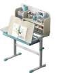 Kid's Room Bundle: Kids Study Desk and Wooden Cabinet