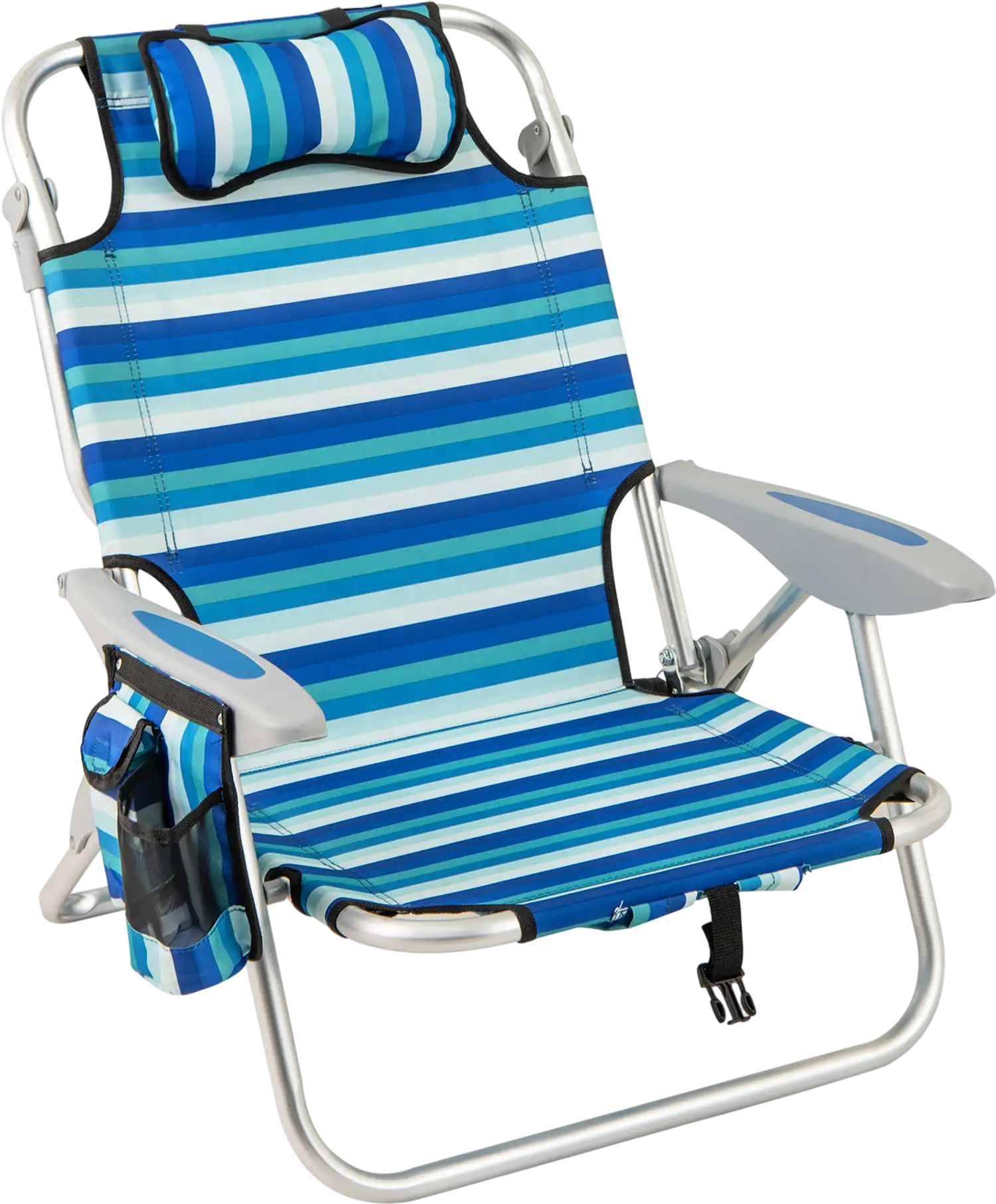 Costway Folding Beach Chair 4-Position Adjustable Backrest for Adults 38149243 New