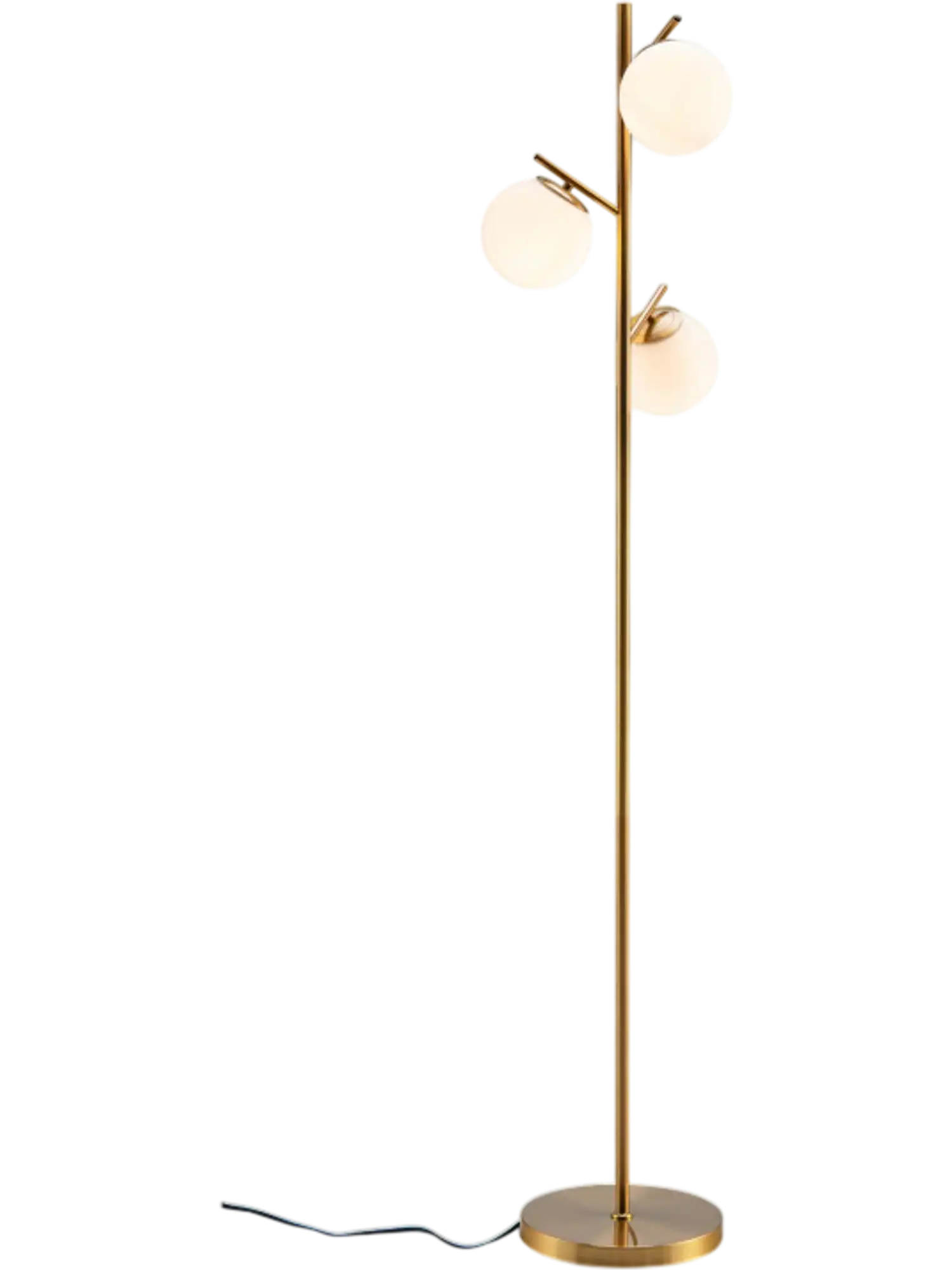 Costway Living Room Set Floor Lamp Accent Chair 3-Seat Sofa 77819698 New