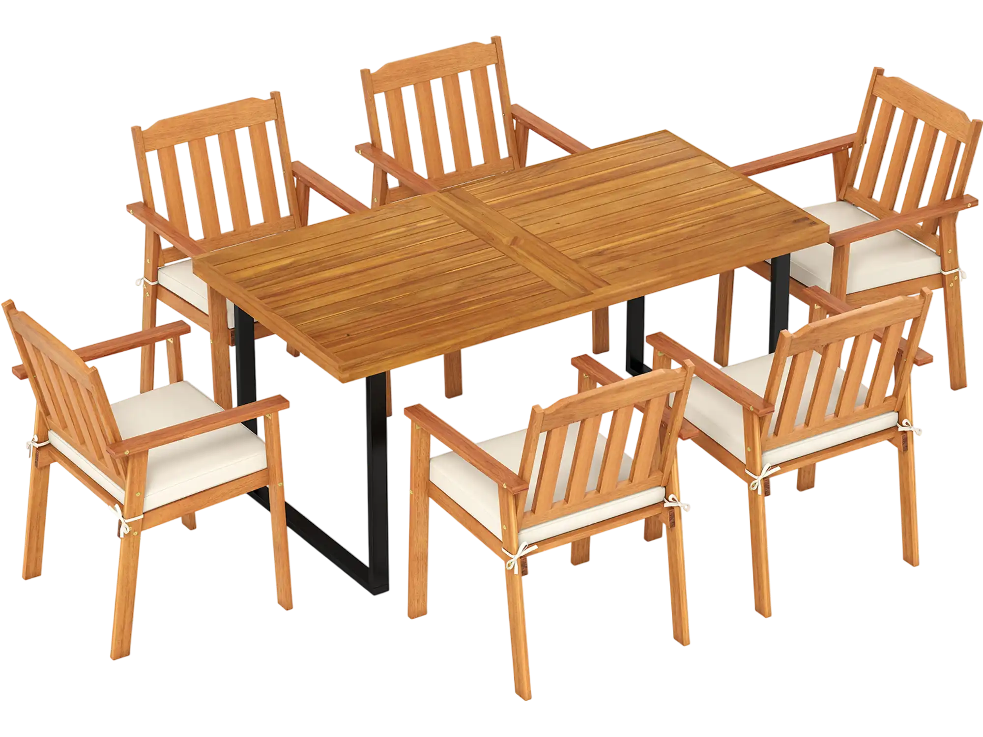 Costway 7-Piece Patio Dining Set 63