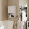 Wall-mounted storage cabinet from the 4-in-1 Laundry Room Bundle, featuring a modern design and multiple compartments.