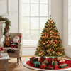 5/6/7/8 FT Artificial Christmas Tree with LED Lights and Remote APP Control-5 FT - Gallery View 1 of 11