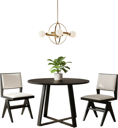 Costway 3-Piece Mid-Century Dining Set 36