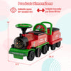 6V toddler ride-on train combo with 2-seater carriage, featuring colorful lights and realistic sounds for fun playtime.