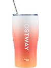 Costway Stainless Steel Tumbler with Lid and Metal Straw