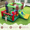 Kids Castle Slide Bouncer with dual slides, ball pit, and durable PVC surfaces for outdoor fun and entertainment.