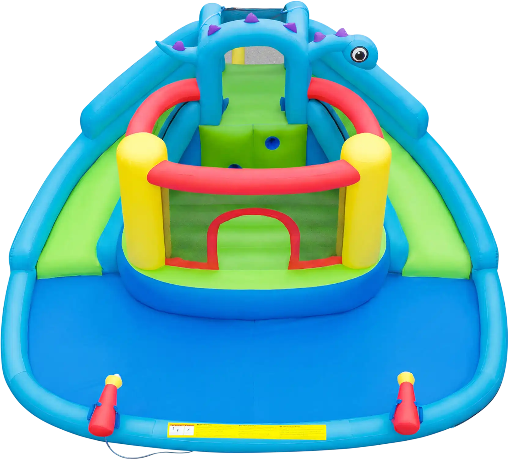 Costway Dinosaur Inflatable Water Slide Park Kids Bounce House 78779371 New