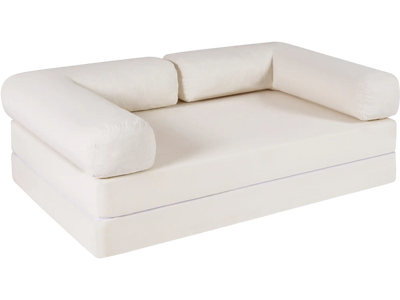 Costway 4-in-1 Convertible Folding Corduroy Sofa Bed 11674735 New