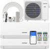 UltrEco Series 24000 BTU mini split air conditioner with heat pump, WiFi enabled, includes indoor and outdoor units.