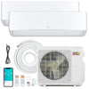 X-Pro 18000 BTU 2 Zone 24 SEER2 Mini Split AC with Heat Pump-9K + 12K - Gallery View 1 of 10