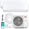 X-Pro 35000 BTU 2 Zone 22.5 SEER2 Mini Split AC with Heat Pump-12K + 12K - Gallery View 1 of 10