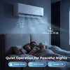 X-Pro 35000 BTU mini split AC unit with heat pump, featuring quiet operation and sleep mode for peaceful nights.