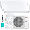X-Pro 35000 BTU 3 Zone 22.5 SEER2 Mini Split AC with Heat Pump-12K + 12K + 18K - Gallery View 1 of 10