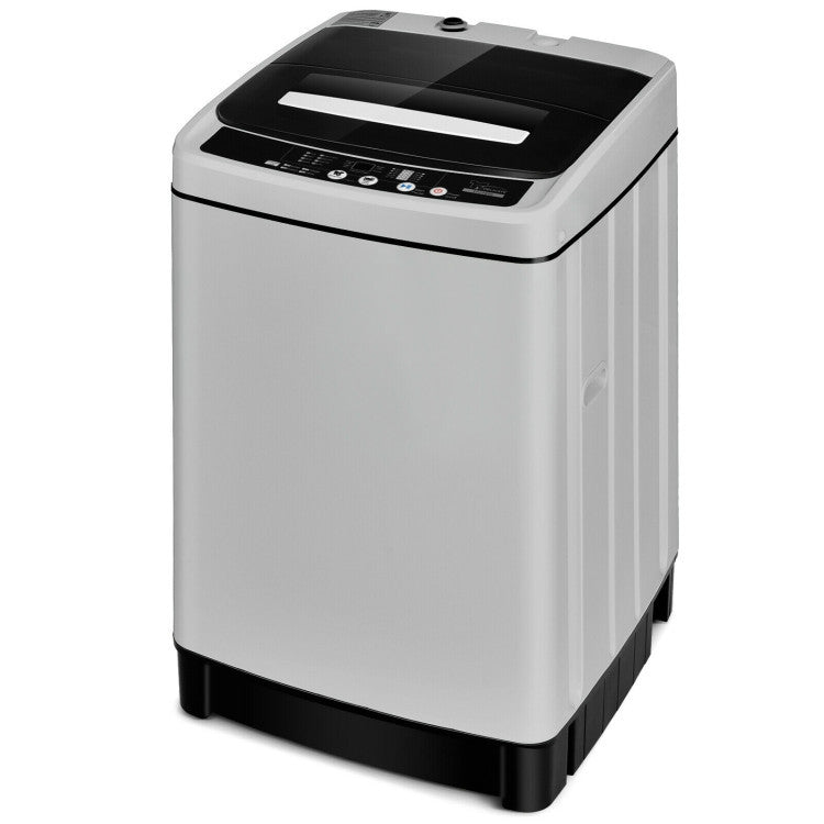 Compact washer and dryer combo with stainless steel drum, 1.5 cu.ft capacity, ideal for small spaces and efficient.