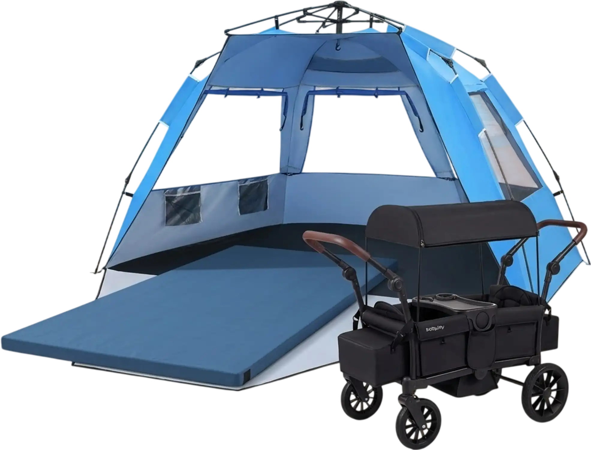 Costway 3-in-1 Family Outdoor Travel Beach Tent Set 15954355 New