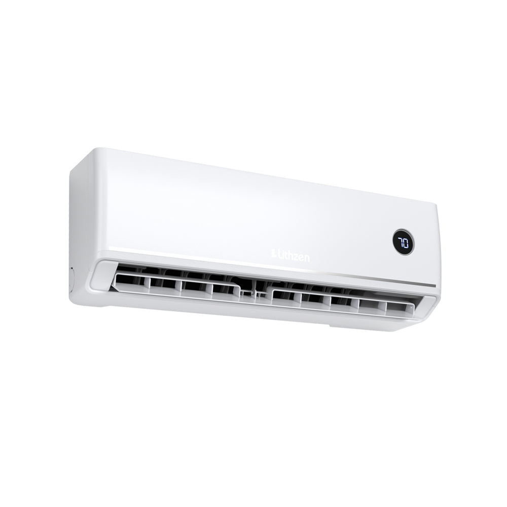 12000 BTU mini split air conditioner with WiFi, designed for efficient cooling and heating in rooms up to 600 sq.ft.