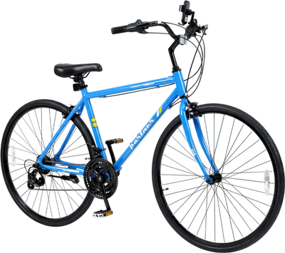 Costway 700C Adult Hybrid Bike 18-Speed Shimano Phone Holder 59121175 New