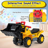 3-in-1 ride-on excavator with engine sound, detachable features, and ergonomic seat for outdoor adventures.