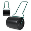 Lawn roller with a 12-gallon capacity, designed for easy garden leveling, featuring a leak-proof inlet.