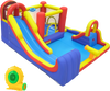 7-in-1 Outdoor Bounce House with Dual Slides and 680W Blower