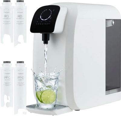 Costway Countertop Reverse Osmosis Water Filtration System Replacement Filter Bundle 34827022 New