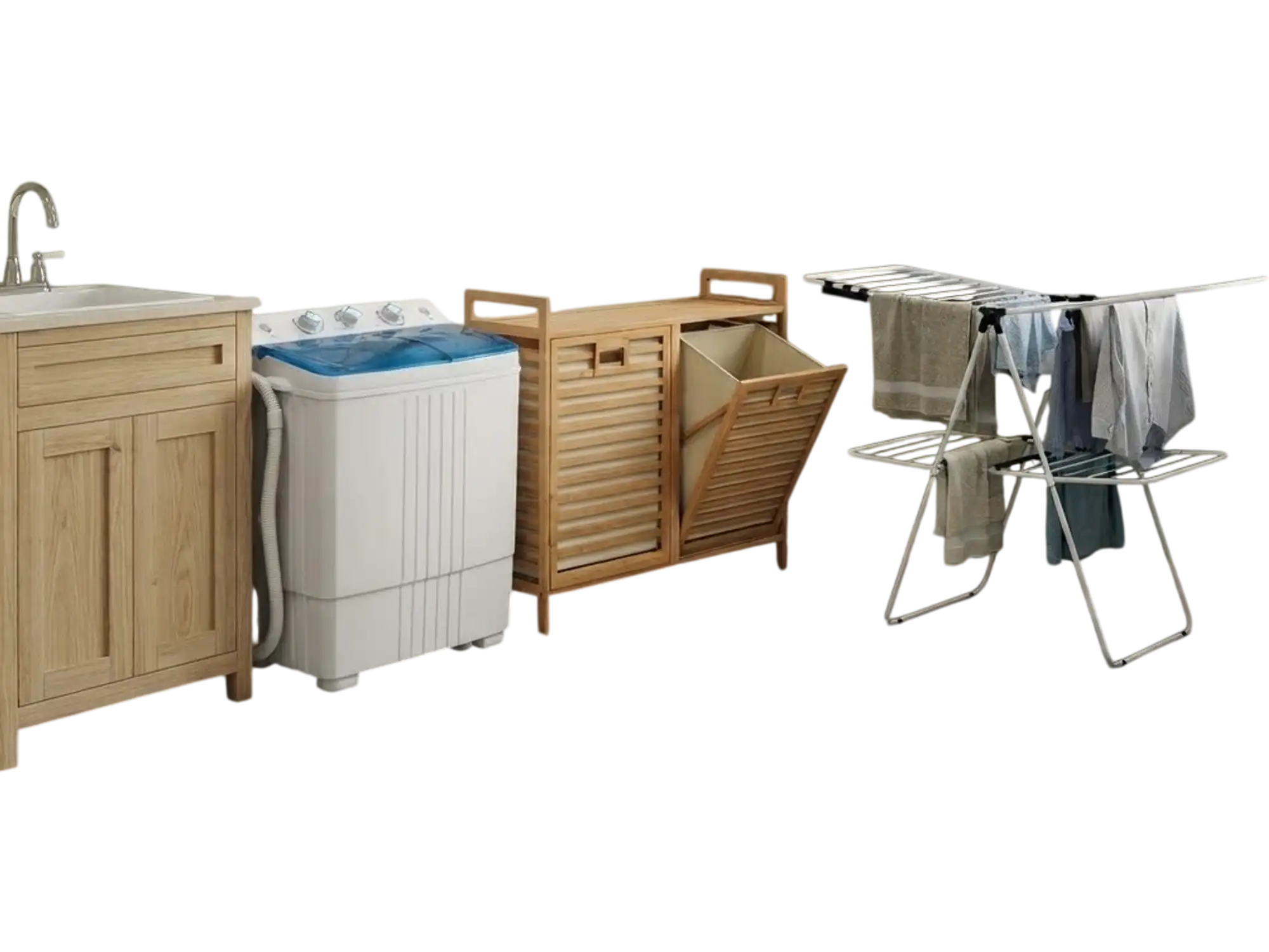 Costway Portable Washing Machine Laundry Care Bundle 22232293 New
