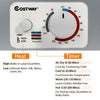 Compact washing machine and clothes dryer control panel showing heat settings and drying timer for small spaces.