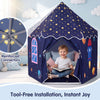 Colorful indoor outdoor play tent with reinforced connectors, perfect for reading and active play for toddlers ages 3-12.