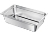 VEVOR 1 Pack Stainless Steam Hotel Pan, Full Size Table Steam Pan, 6 Inch Deep Anti Jam Restaurant Supplies Reusable Rustproof Catering Storage for Home, Party, Restaurant, Hotel, Buffet
