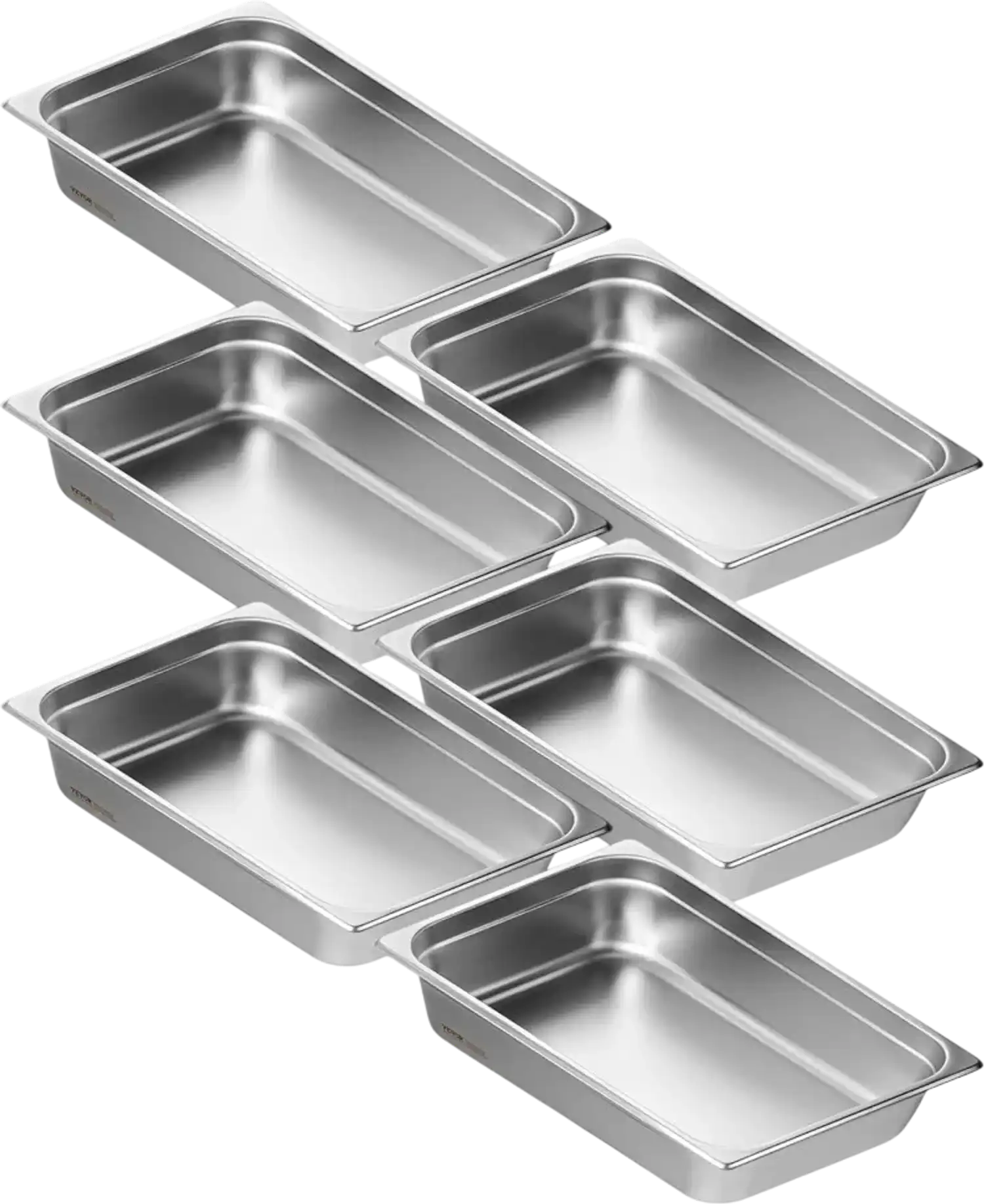 Vevor Steam Table Pan Full-Size 6-Pack 4