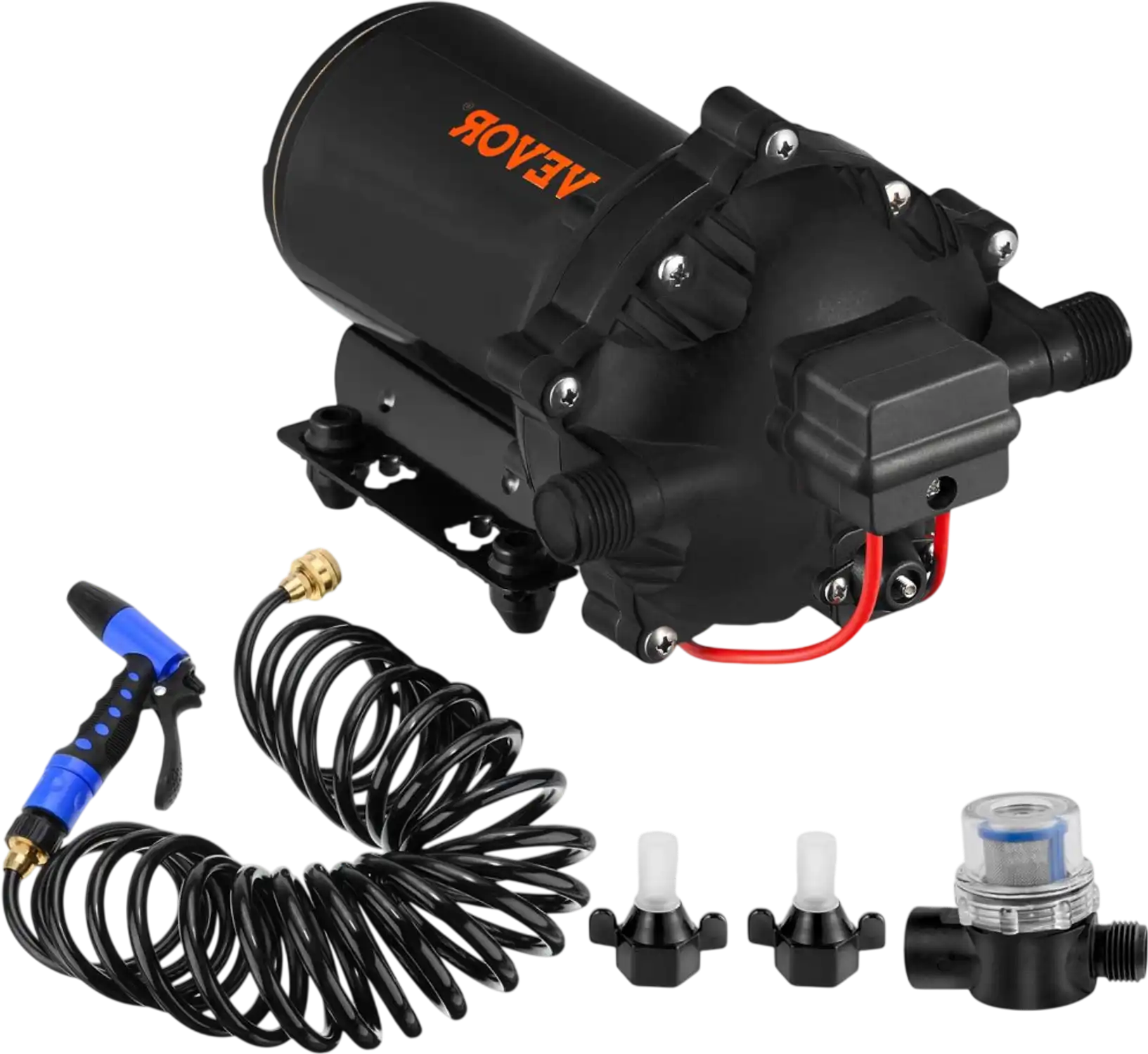 Vevor Washdown Pump Kit 12V 5.3 GPM 70 PSI Deck Wash New