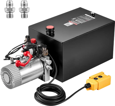 Vevor Hydraulic Pump 20 Quart Double-Acting Dump Trailer Power Unit New