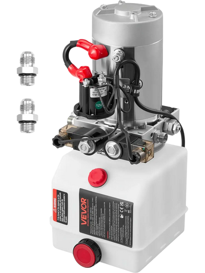 Vevor Hydraulic Power Unit 4 QT Double-Acting DC 12V 3200 PSI New