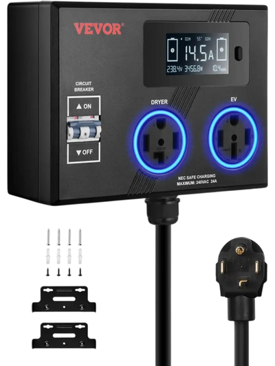Vevor Splitter Switch NEMA Dryer and EV 240V 3.4