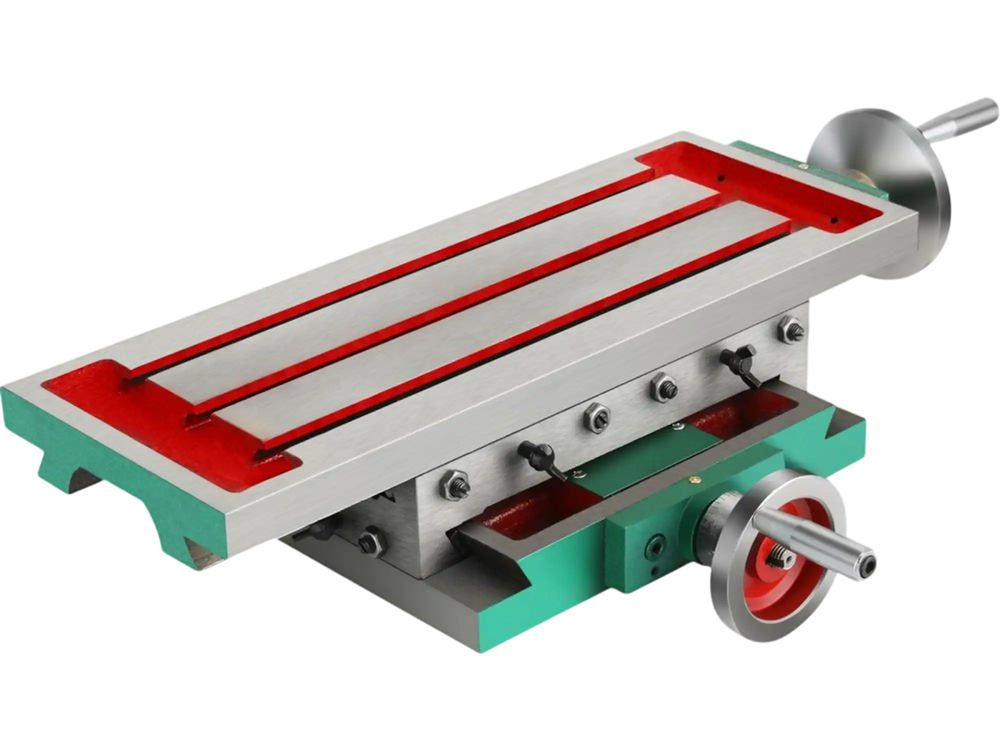 VEVOR Milling Working Table 17.7 X 6.7 Inch, Compound Milling Machine Work Table 2 Axis 4 Ways Move, Multifunction Milling Working Table Heavy-duty Structure,for Milling and Drilling Machine