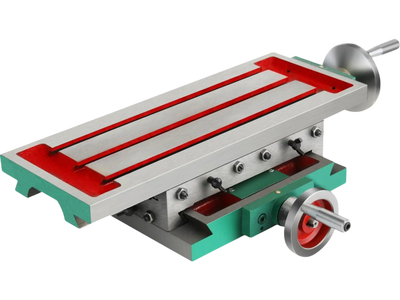 VEVOR Milling Working Table 17.7 X 6.7 Inch, Compound Milling Machine Work Table 2 Axis 4 Ways Move, Multifunction Milling Working Table Heavy-duty Structure,for Milling and Drilling Machine