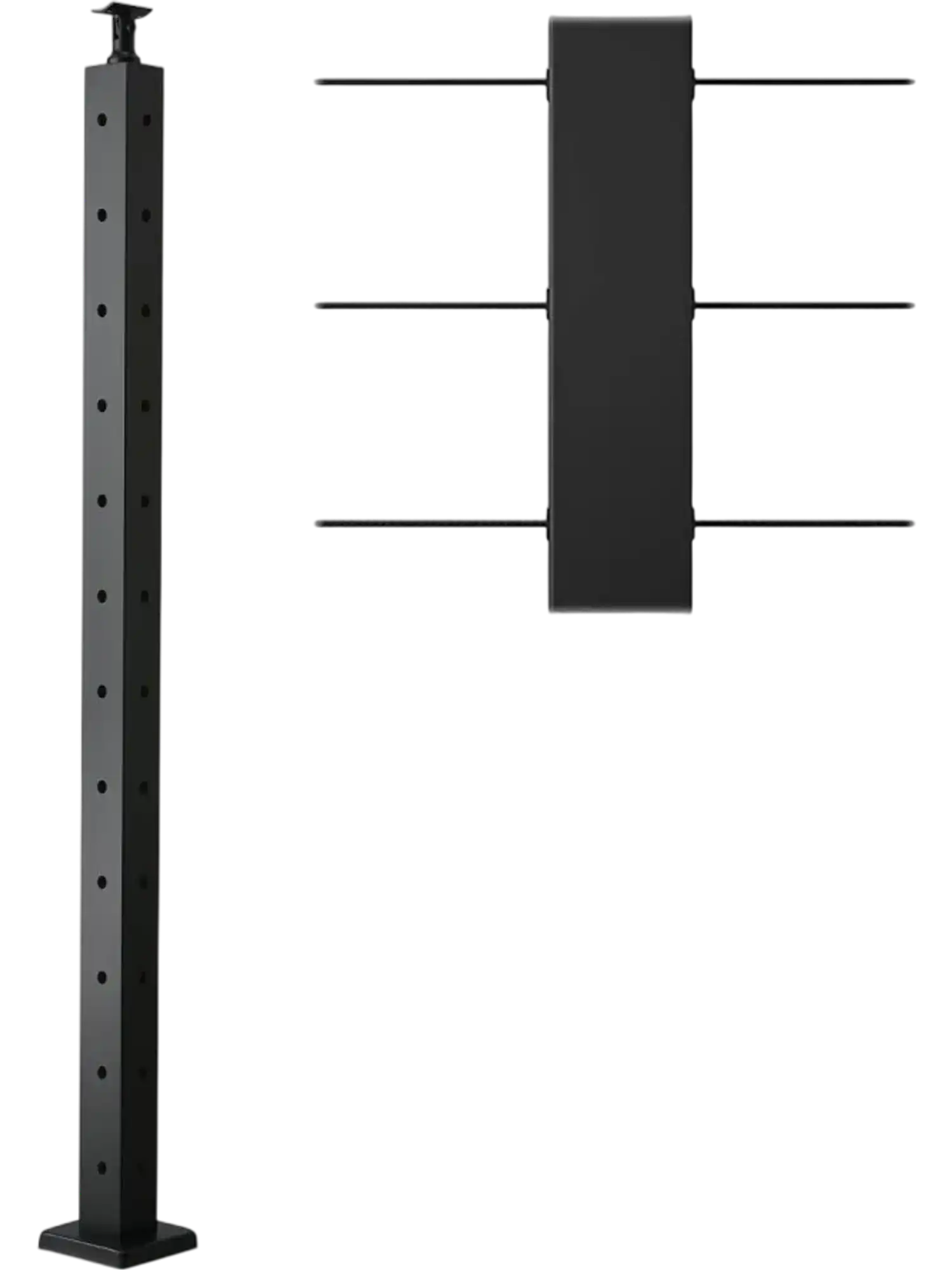 Vevor Cable Railing Post 42x2x2