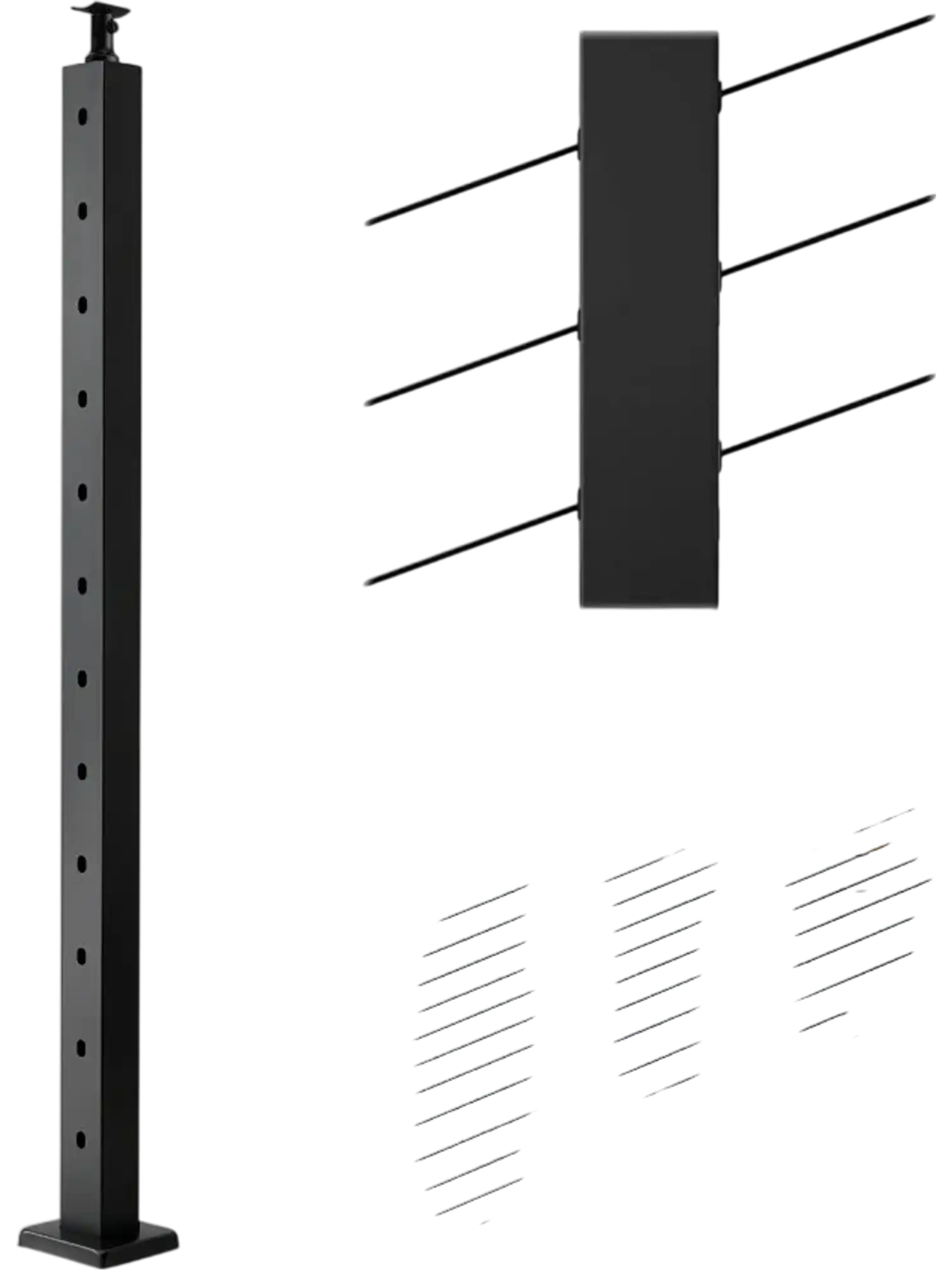 Vevor Stair Railing Post 42