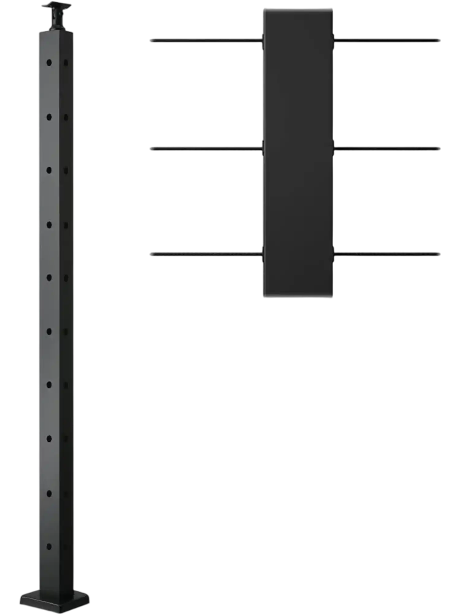 Vevor Cable Railing Post 36x1x2
