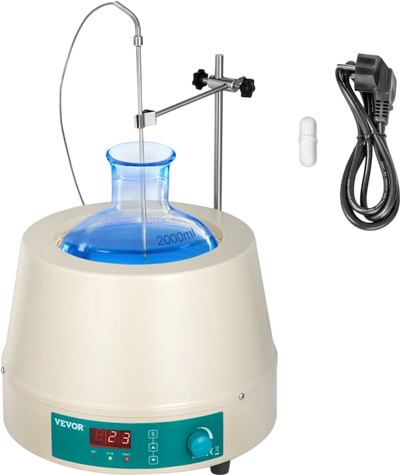 Vevor Heating Mantle 2000ml Digital Magnetic Stirrer 110V 600W New
