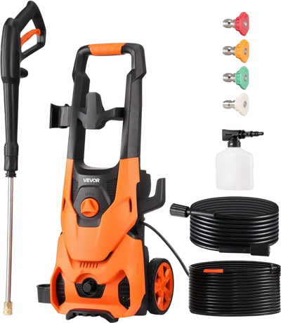 Vevor Electric Pressure Washer 4200 PSI 2.8 GPM Foam Cannon Nozzles New