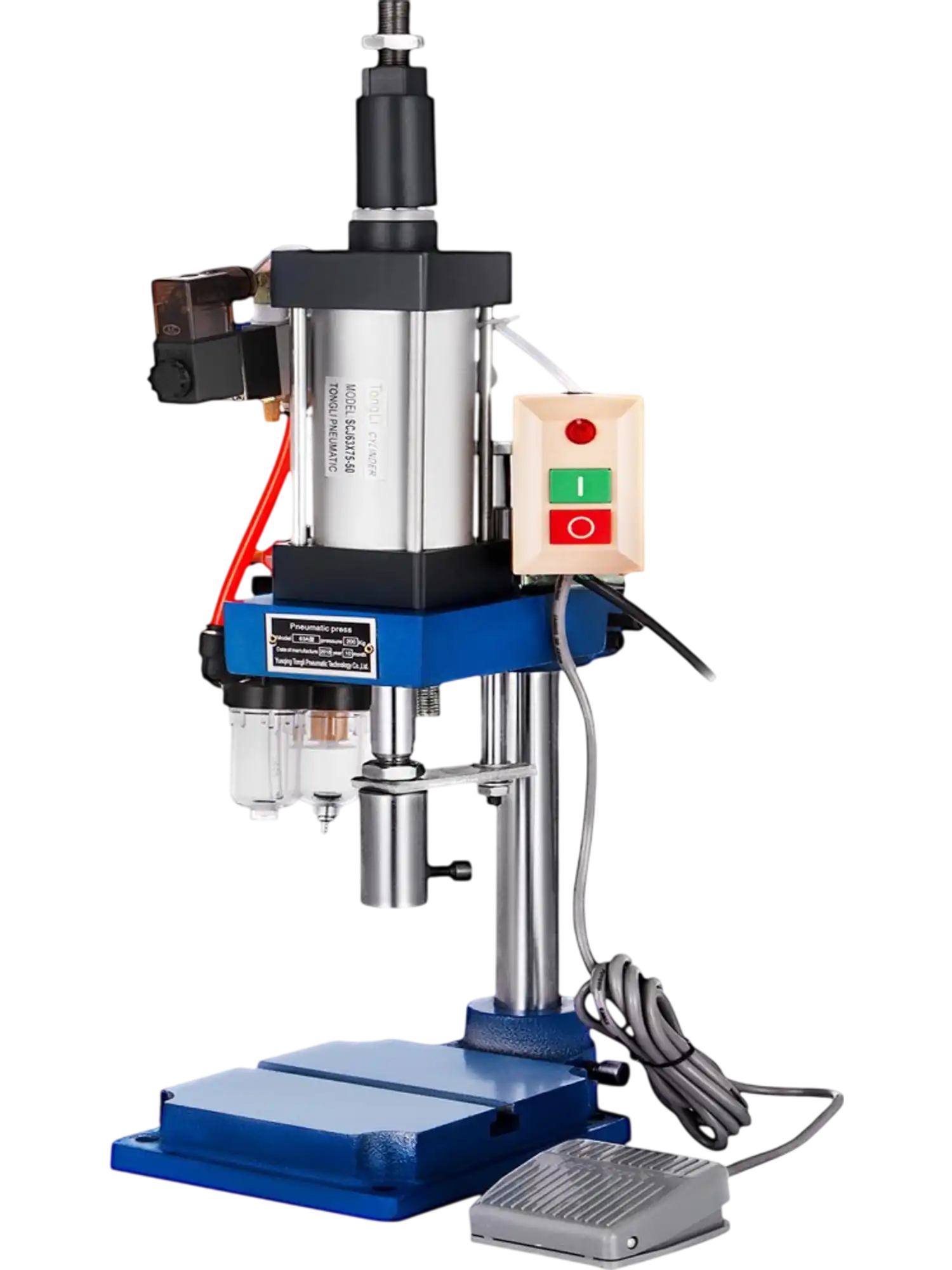 Vevor Pneumatic Punch Press Machine 440 lbs 110V Vertical Desktop New