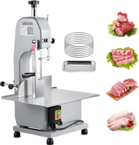 VEVOR Commercial Electric Meat Bandsaw, 1500W Bone Sawing Machine with 12.4