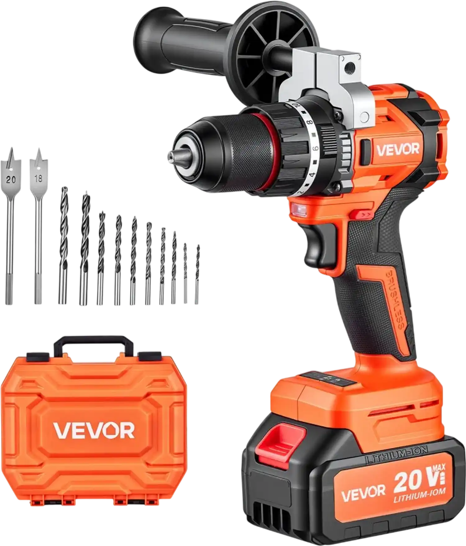 Vevor Hammer Drill 20V 1/2
