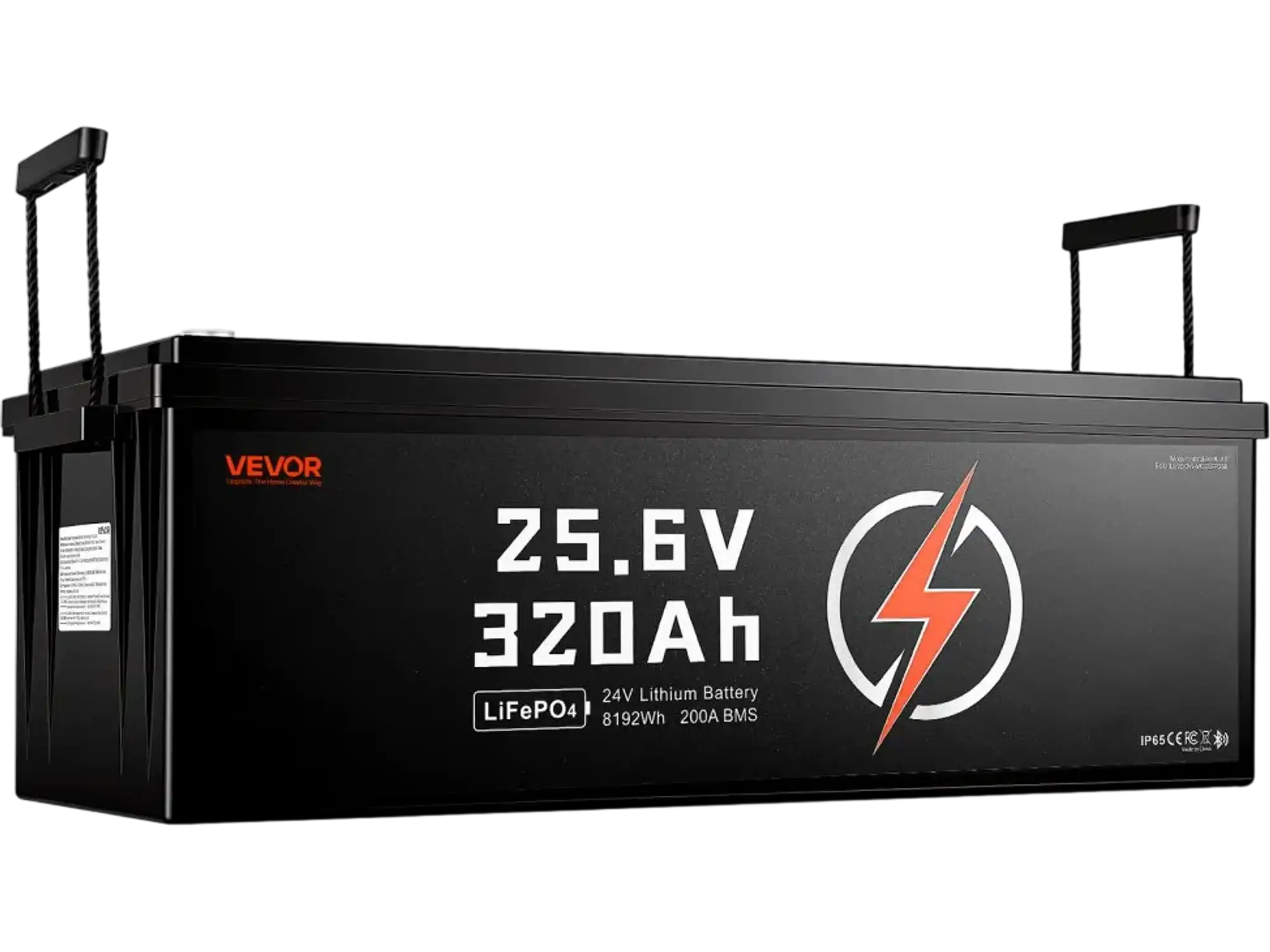 Vevor Lithium Battery 24V 320Ah LiFePO4 with Bluetooth 8192Wh New