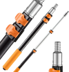 VEVOR Telescopic Extension Pole, 1.76-4 FT Multi-Purpose Extendable Pole, Sturdy Aluminum Alloy Paint Pole Extension with Flip-Lock Design, High Reach Roller Stick for Painting, Dusting and Cleaning