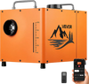 VEVOR Diesel Heater DC 12-24V 2.38 Gal / 9 L Fuel Tank Diesel Air Heater, For Outdoor Camping, Aluminum Element Fast Heating, with Bluetooth App Control, Remote Control, and LCD Panel, CO Alarm